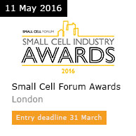 SCF Small Cell Industry Awards 2016