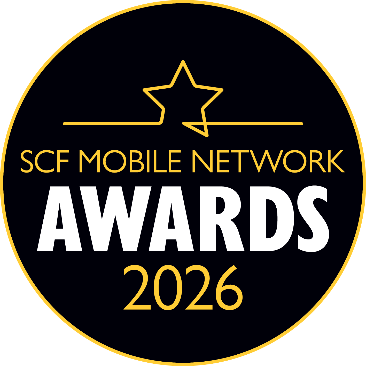 SCF Mobile Networks Awards 2026 logo